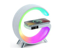 Lâmpada RGB Multifuncional com Bluetooth + Rádio e Carregamento sem fios