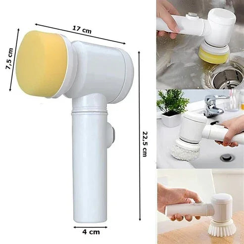 TurboBrush Pro Escova Eléctrica 3 em 1