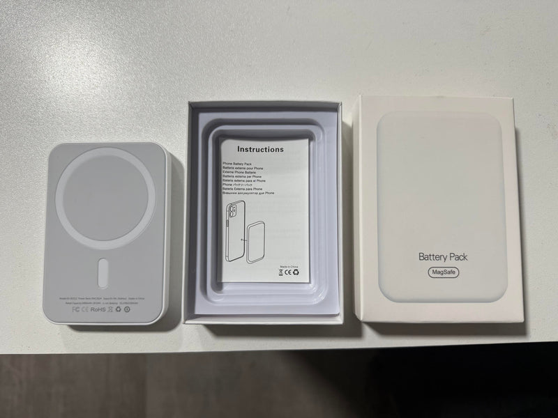 Power Bank Magnético Sem Fios 5000mAh