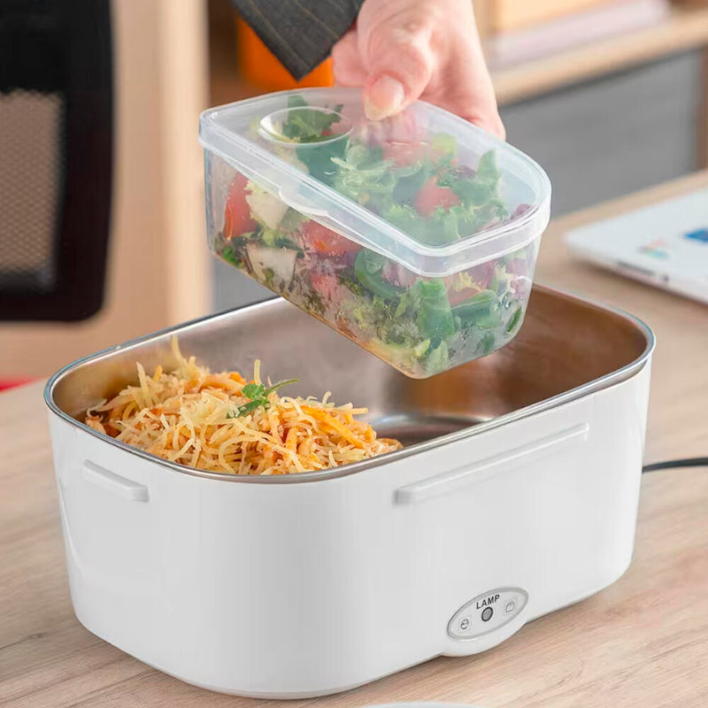 LunchMate 2 em 1 – Marmita Elétrica Portátil