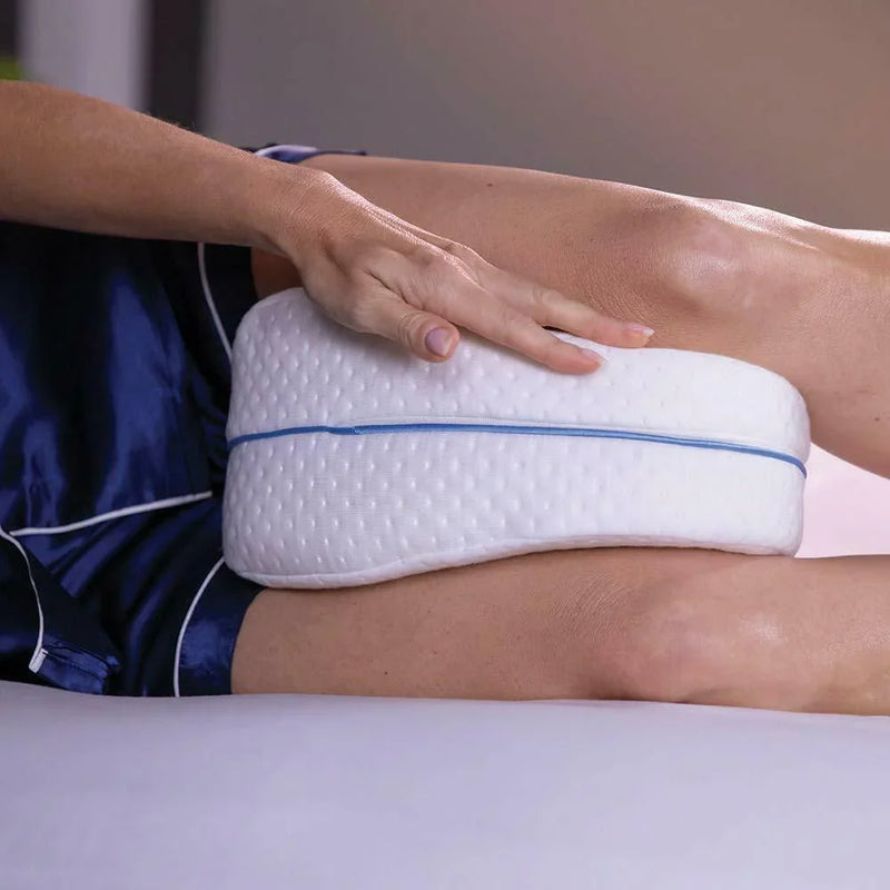 OrthoSleep Leg Pillow – Almofada Ergonómica para Joelhos e Coluna