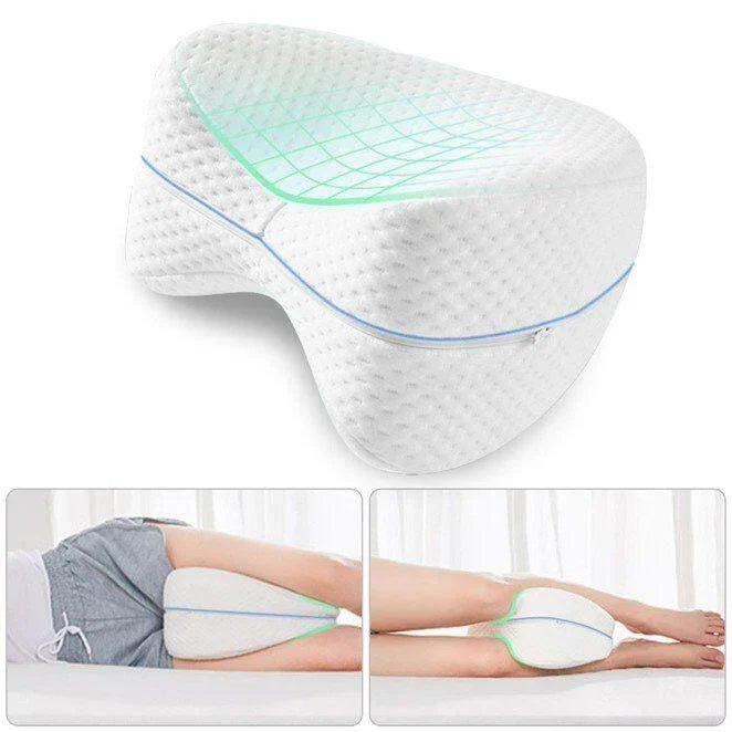 OrthoSleep Leg Pillow – Almofada Ergonómica para Joelhos e Coluna