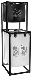 Cesta Organizadora de Roupa 2 Compartimentos